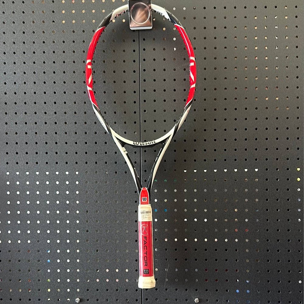 WILSON K Factor Six-One Team 95 Tennis Racquet Grip Size 4 Weight 289G ...