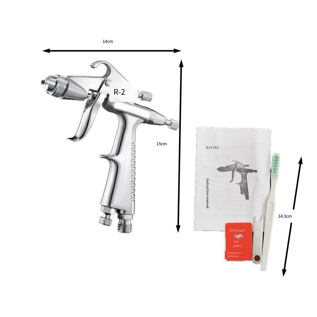 Pneumatic Paint Spray Gun – 200ml Cup, Easy to Clean, Model R2