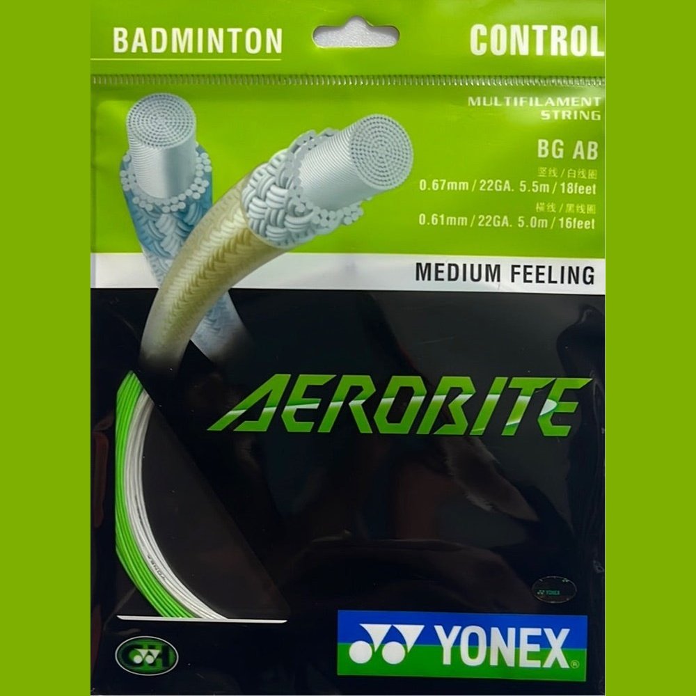 Yonex Ripoff String YONEX Aerobite Badminton String AB - WHITE | SP x SPORT