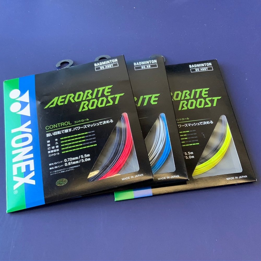 YONEX Aerobite Boost Badminton String(JP ) - white product image - YONEX Badminton String