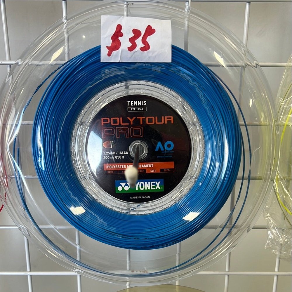 YONEX Polytour PRO Tennis String Reel Stringing SERVICES ONLY （Price includes strings) product image - YONEX Badminton