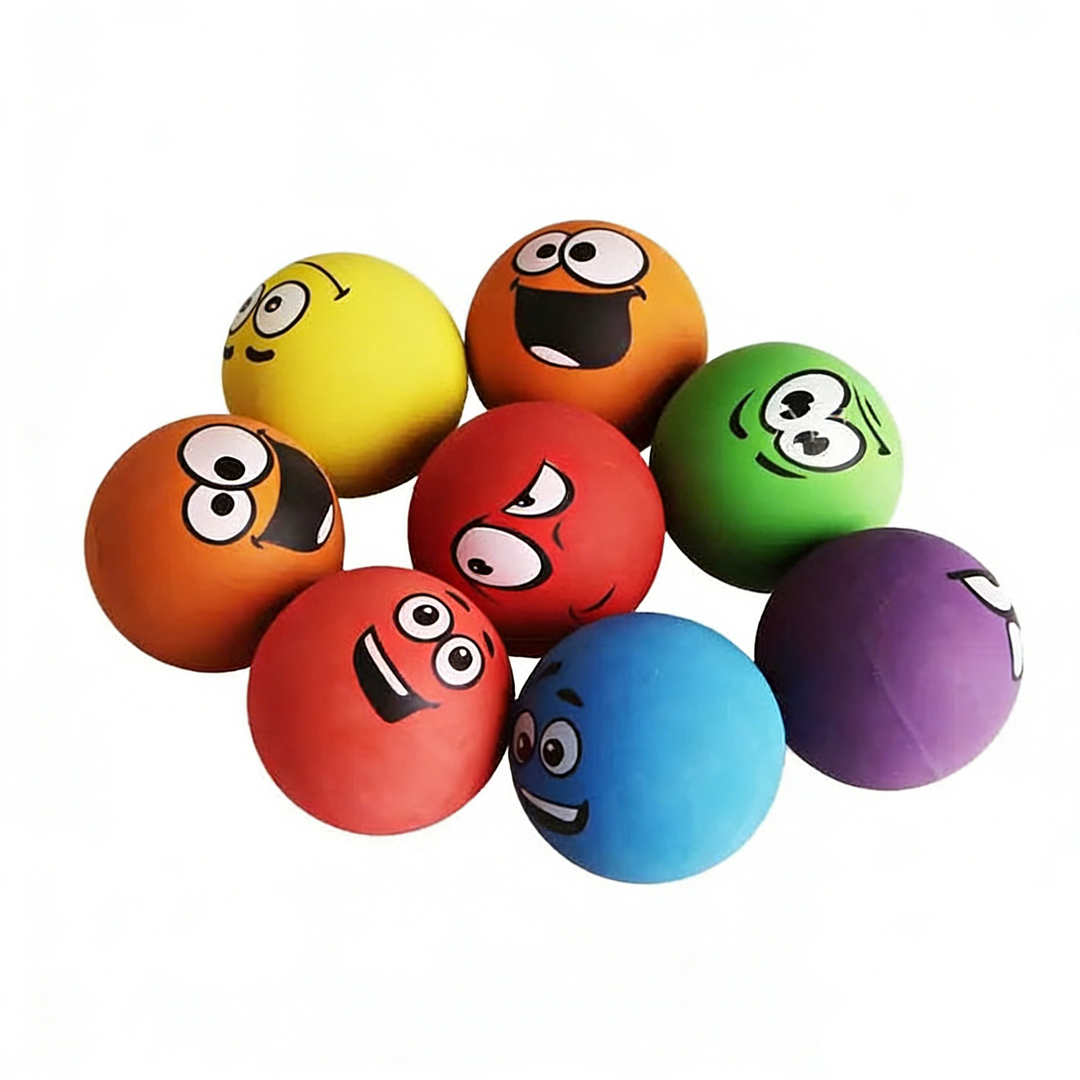 SPP 5PCS Random Color Diameter 6cm Sports Toy Balls Reaction Training Balls for Agility &amp; Reflex Practice