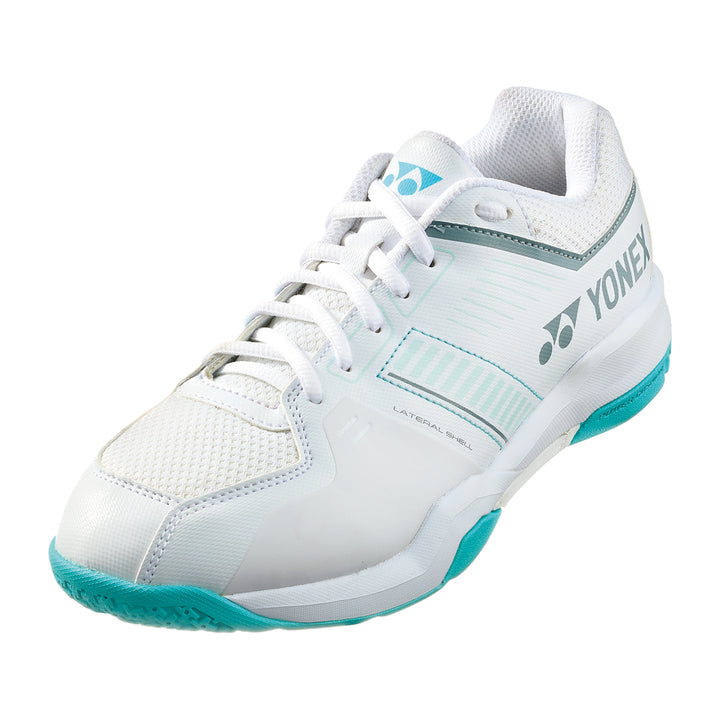 Yonex Power Cushion Strider Flow Badminton Shoes SHBSF1EX (White/ Mint)