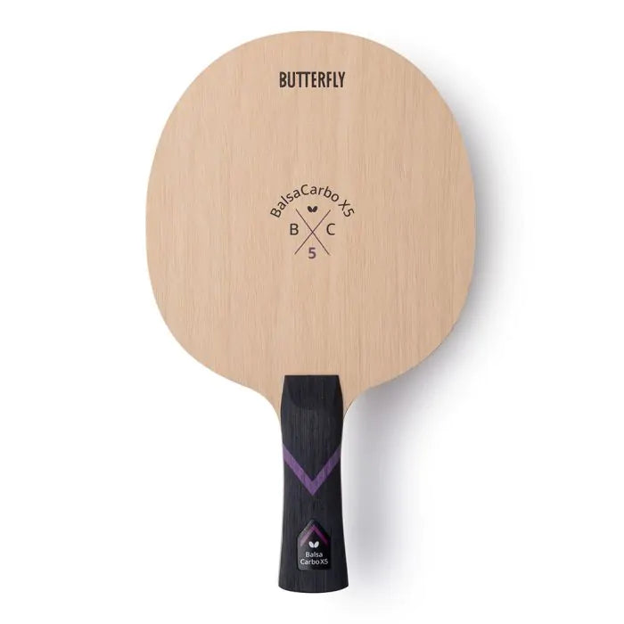 BUTTERFLY Balsa Carbo X5 22 Table Tennis Blade FL