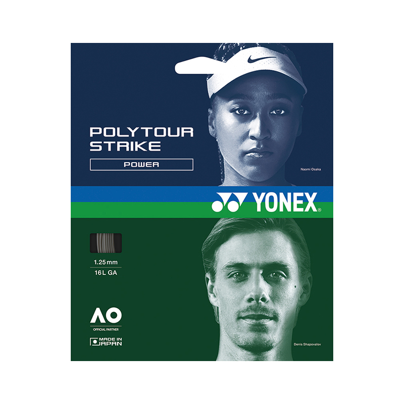 Yonex Tennis Racket String POLYTOUR STRIKE 120/125/130 Badminton Racket - Gray product image - YONEX Badminton Racket