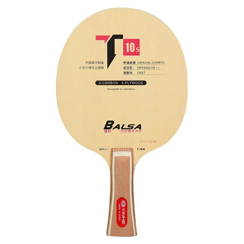 Yinhe T-10S T-11S Ultralight Balsa Cypress Carbon Table Tennis Blade