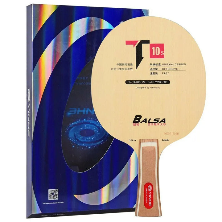 Yinhe T-10S T-11S Ultralight Balsa Cypress Carbon Table Tennis Blade