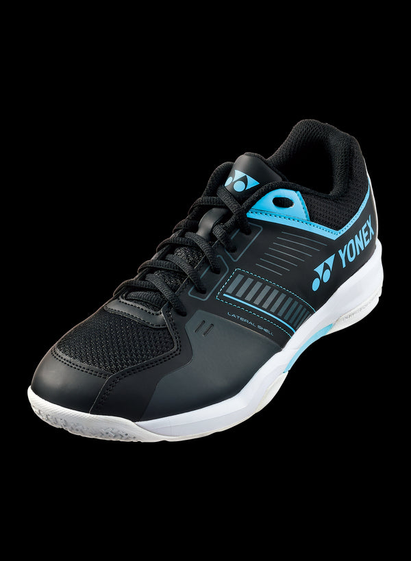 Yonex Power Cushion Strider Flow Wide Badminton Shoes SHBSF1WEX Black / Blue