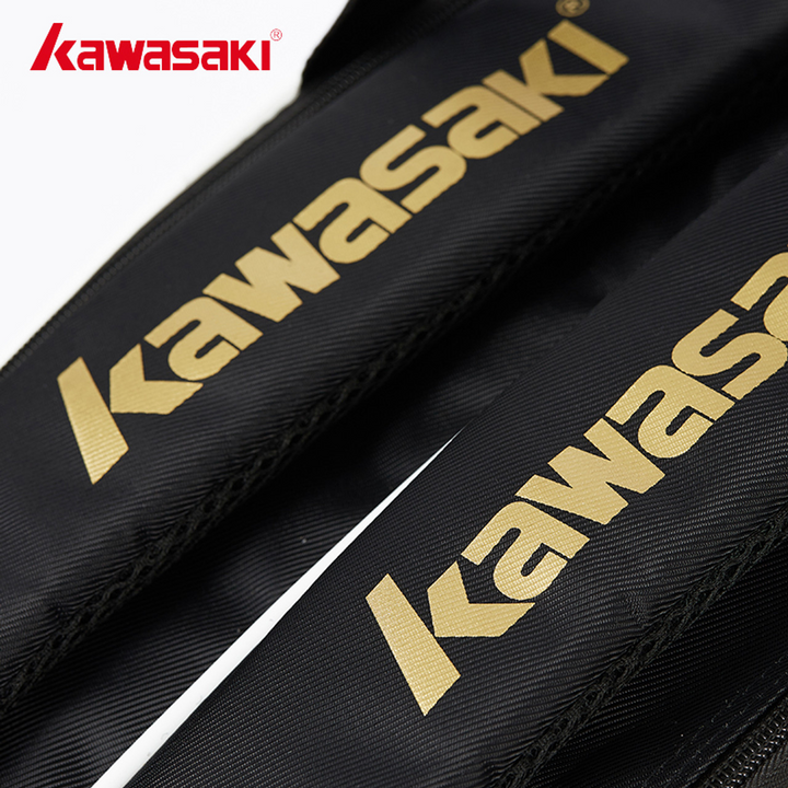 Kawasaki Badminton Bag (6 racquet) K1G00-A8608-1 (Black/Gold)