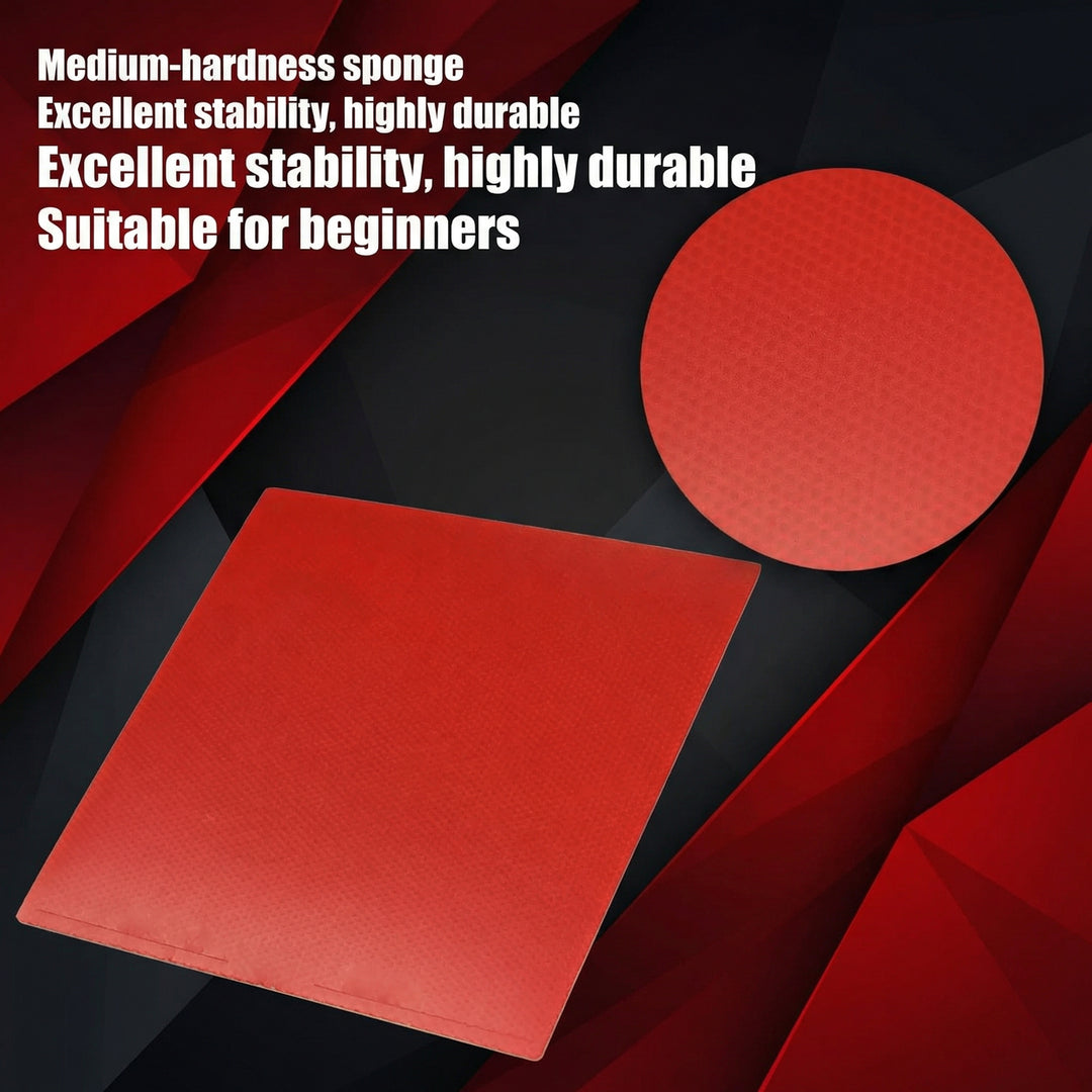 SP x SPORT SPP Universal Table Tennis Rubber PingPong Bat Replacement Rubbers Black/Red Universally Suitable for Beginners