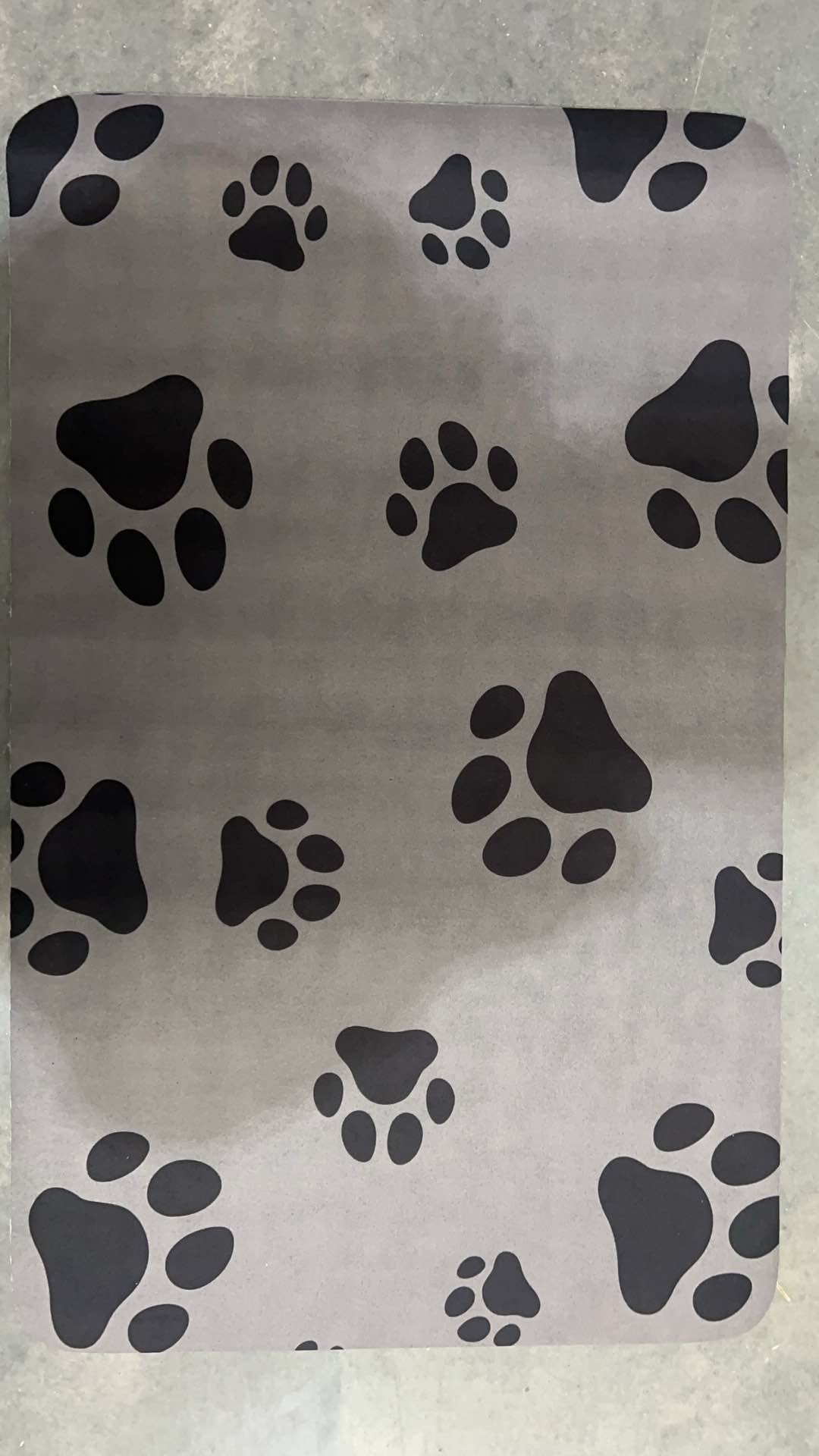Pet Feeding Mat for Dog Cat, 80x50cm Non‑Slip Quick Dry Pet Food Water Bowl Mat, Waterproof Easy Wipe Clean Pet Placemat