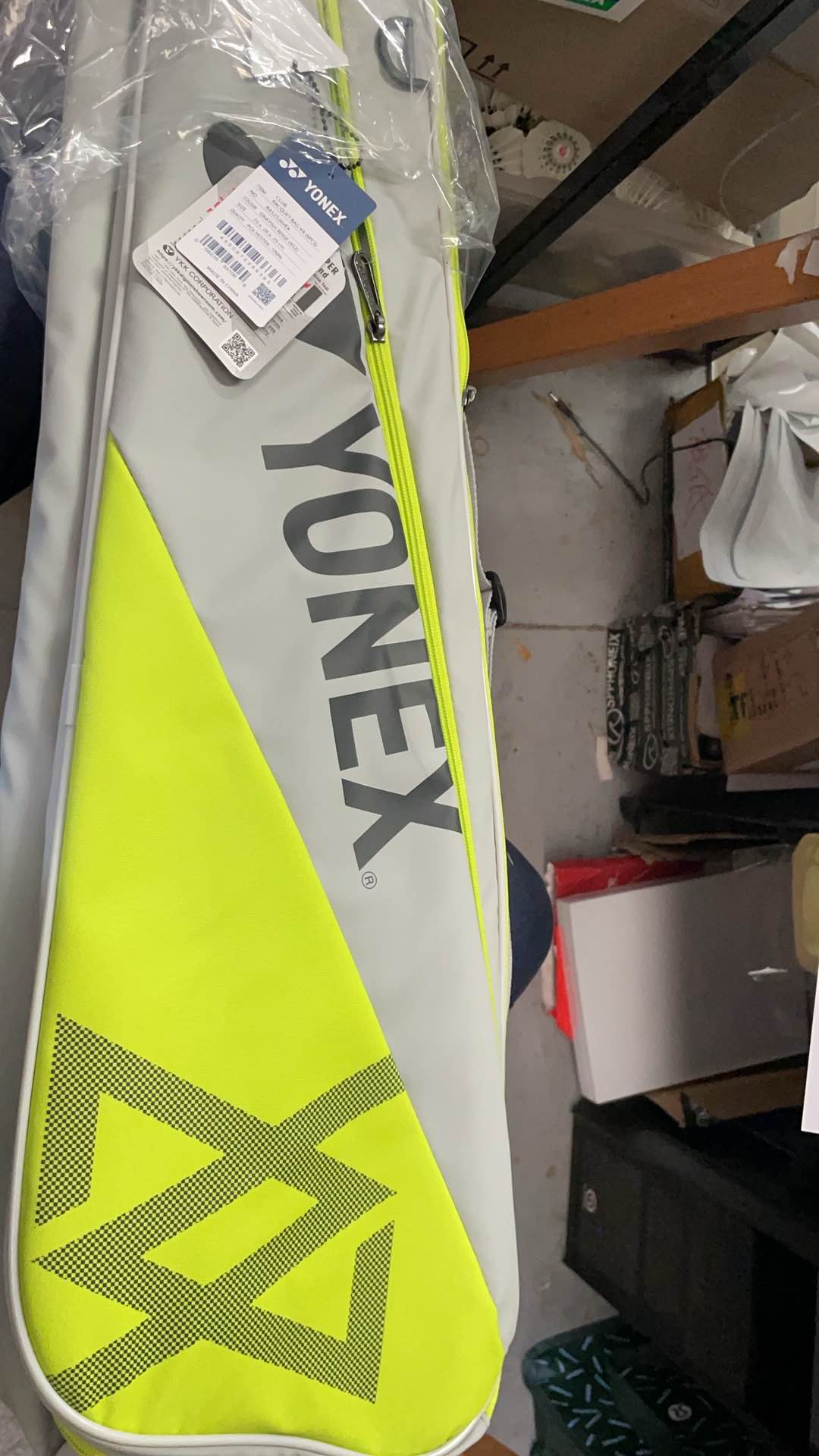 YONEX 2025 Club Racquet Bag VA (6pcs) for Badminton/Tennis - Grayish Beige BA52526VEX