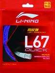 Li-Ning L67 Quick Badminton String - 0.67 mm - Deep Lilac (AXJU013-18) - Colour reference