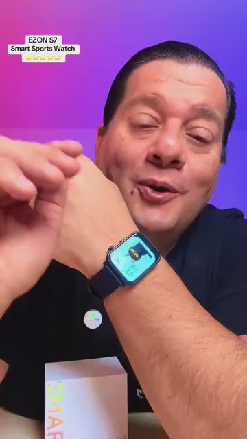 EZON 1.83" Smart Watch | Bluetooth Calling, Heart Rate | 120+ Sports Modes,S7