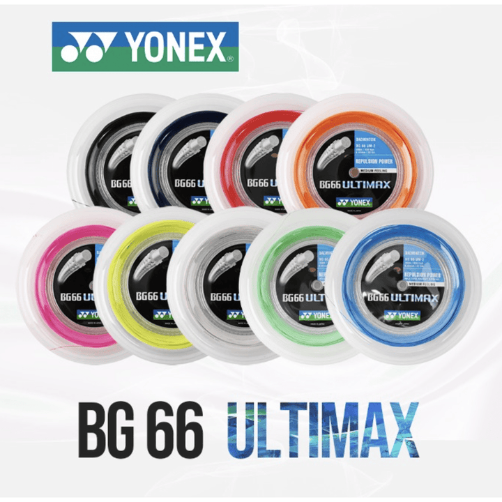 YONEX 66 Ultimax Badminton String (200m Coil) BG66U
