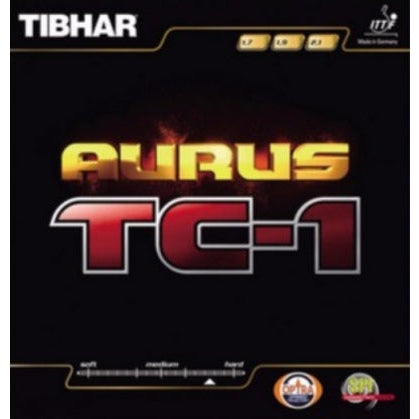 Tibhar Aurus TC-1 Table Tennis Rubber - Red product image - Tibhar table tennis rubber