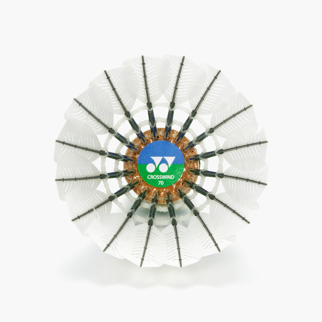 YONEX 6PCS Artificial Shuttlecock CROSSWIND 70
