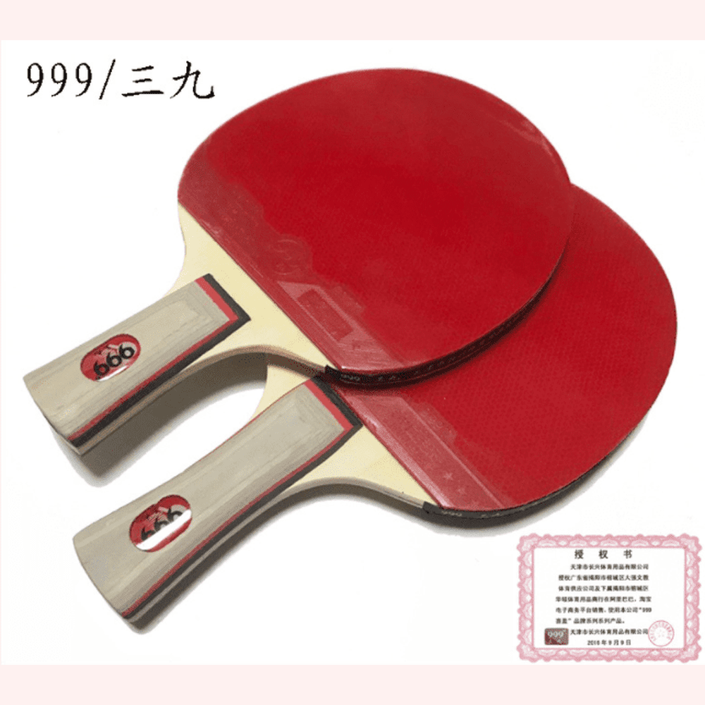 999 Table Tennis Bat Long Short Handle Ping Pong Racket FL CS Grip