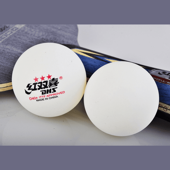 DHS D40+ 3Star Table Tennis Plastic Balls White Orange Ping Pong Balls