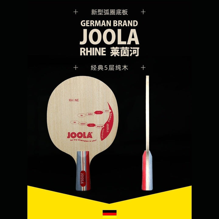 JOOLA Rhine Table Tennis Blade (5 Ply Wood, Allround) Original JOOLA Racket Ping Pong Bat / Paddle