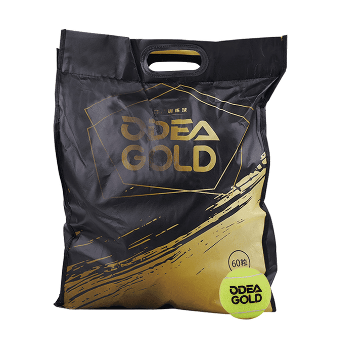 ODEA Gold Training Tennis Balls  (Rebound 140-148CM ITF) 60 Pcs
