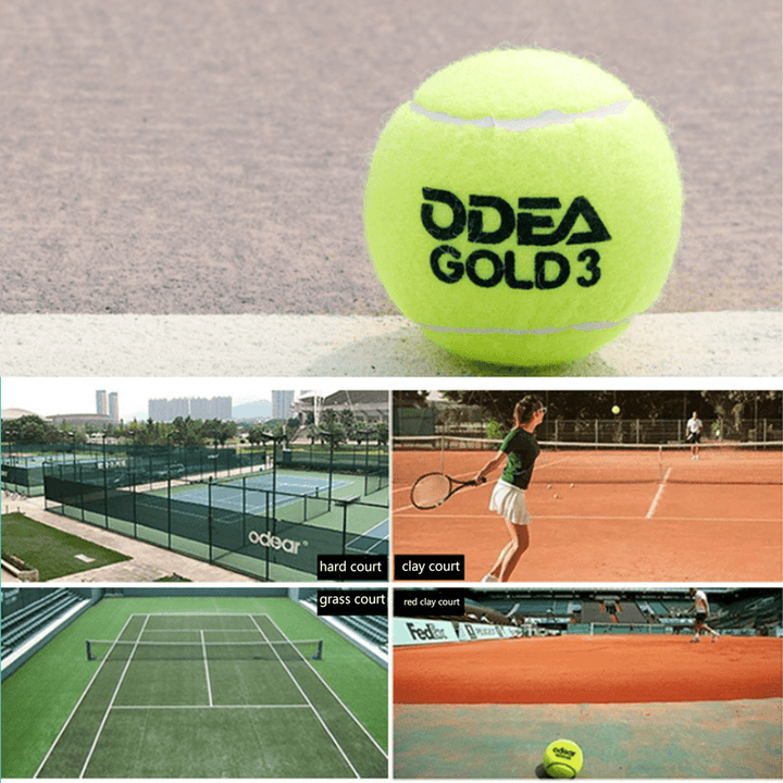 ODEA Gold Training Tennis Balls  (Rebound 140-148CM ITF) 60 Pcs
