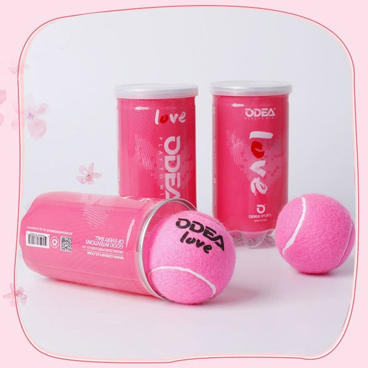 ODEA Love Pink Gift Tennis Balls ( 2pcs/Can)