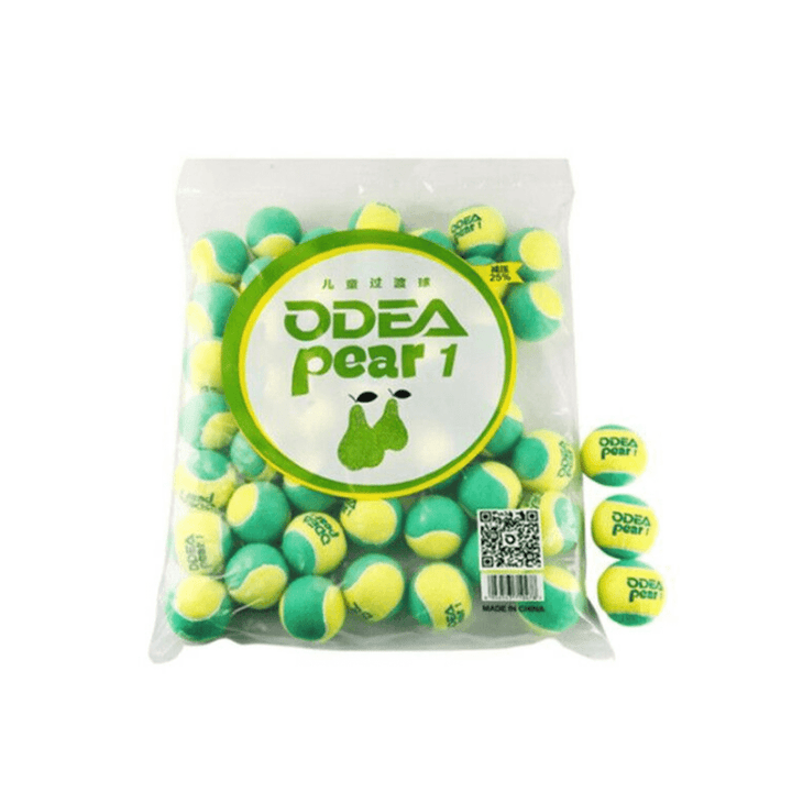 ODEA Stage 1 Green Children Beginners Tennis Balls Low Compression Slower Speed