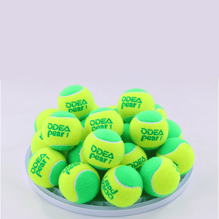 ODEA Stage 1 Green Children Beginners Tennis Balls Low Compression Slower Speed