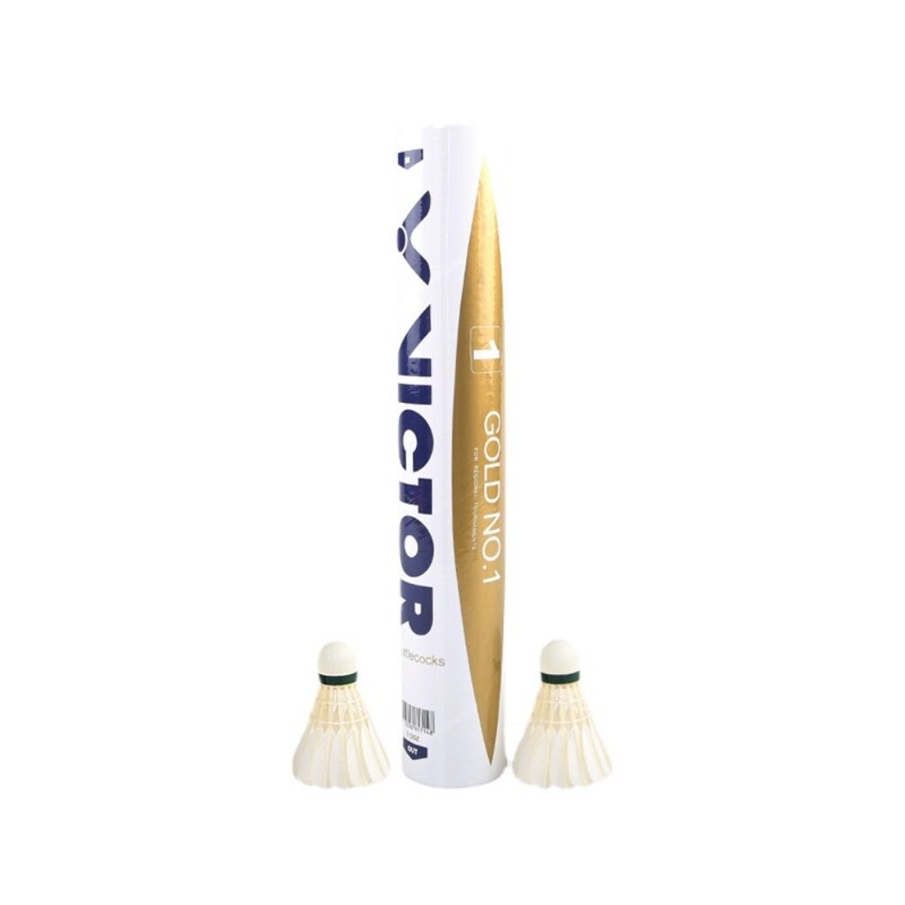 Original Victor GOLD NO 1 Badminton Shuttlecock
