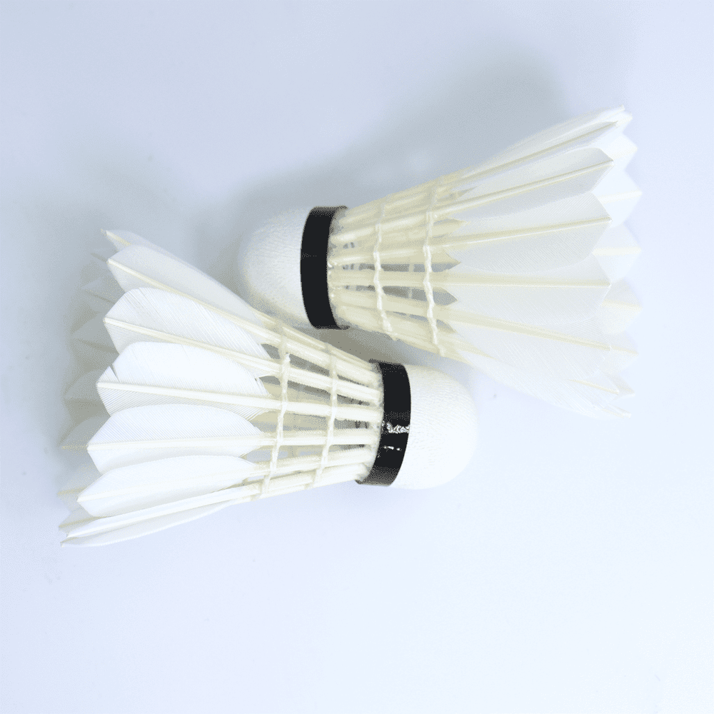 SPPHONEIX Black Badminton Shuttlecocks Gooes Feather (Tournament LEVEL)