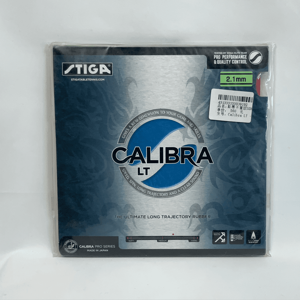 Stiga Calibra LT table tennis rubber Tensor - Black product image - STIGA table tennis rubber