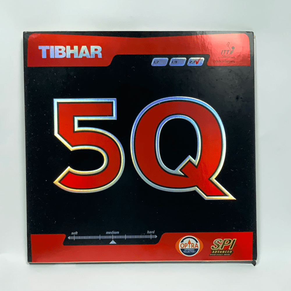 Tibhar 5Q table tennis rubber - Red product image - Tibhar table tennis rubber